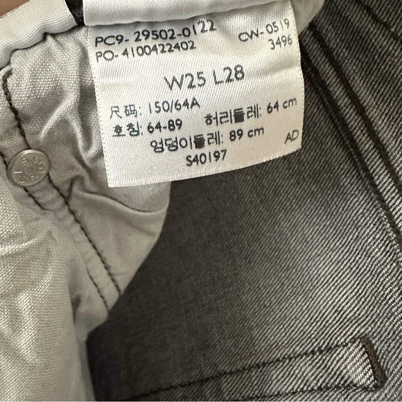 Levi’s 501 Skinny Faded Black Jeans Size 25 - Picture 8 of 10